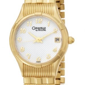 Bulova Caravelle 44m01 Kello Hopea / Kullansävytetty Teräs