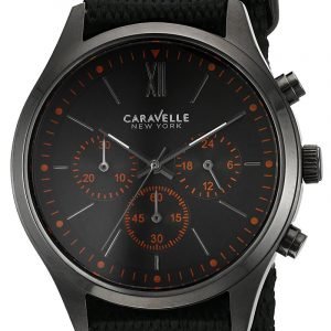 Bulova Caravelle 45a130 Kello Musta / Tekstiili