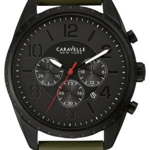 Bulova Caravelle 45b123 Kello Musta / Tekstiili