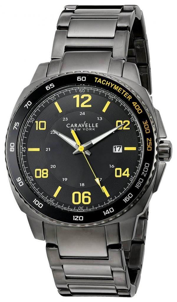 Bulova Caravelle 45b143 Kello Musta / Teräs