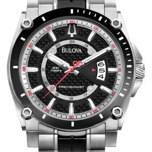 Bulova Champlain 98b180 Kello Musta / Teräs