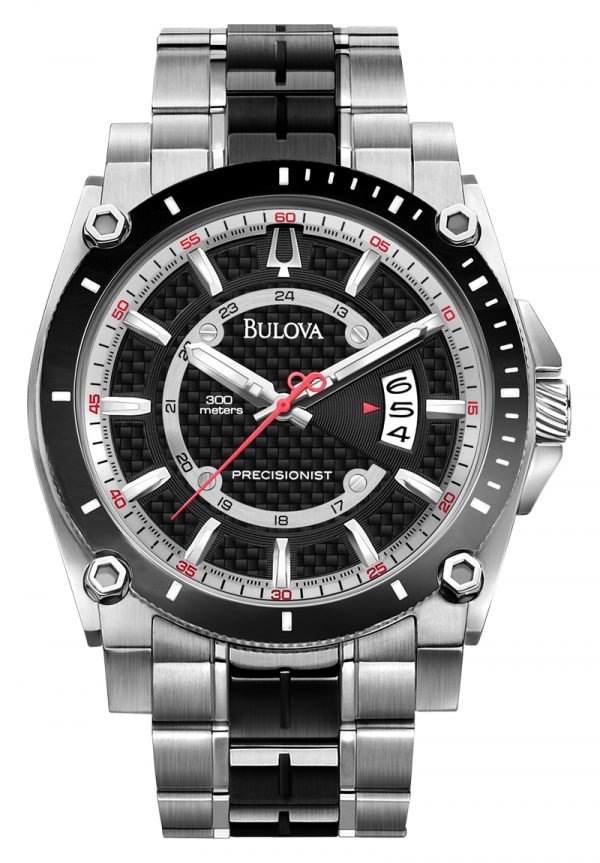 Bulova Champlain 98b180 Kello Musta / Teräs