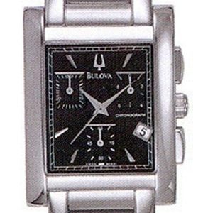 Bulova Chronograph 96b91 Kello Musta / Teräs