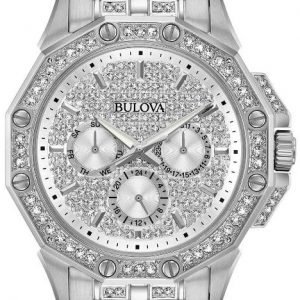 Bulova Crystal 96c134 Kello Kristalleilla / Teräs