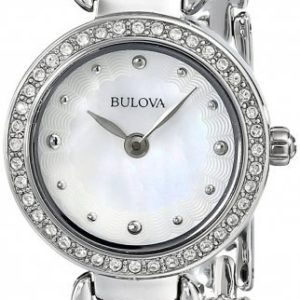 Bulova Crystal 96l126 Kello Valkoinen / Teräs