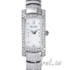 Bulova Crystal 96t13 Kello Valkoinen / Teräs