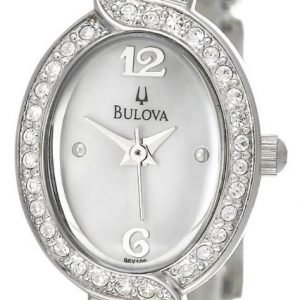 Bulova Crystal 96x109 Kello Valkoinen / Teräs