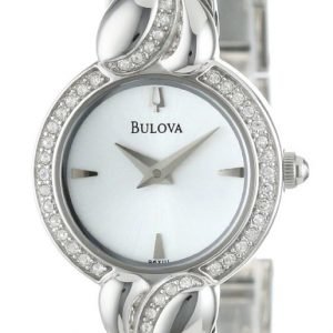 Bulova Crystal 96x111 Kello Valkoinen / Teräs