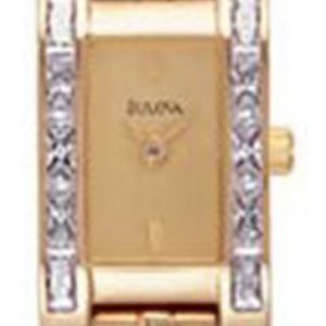 Bulova Crystal 97t89 Kello Punakultaa / Punakultasävyinen