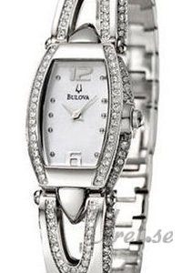 Bulova Crystal Dam 96l011 Kello Valkoinen / Teräs