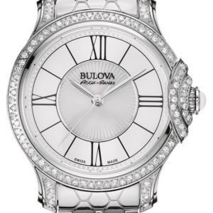 Bulova Diamond 63r145 Kello Hopea / Teräs