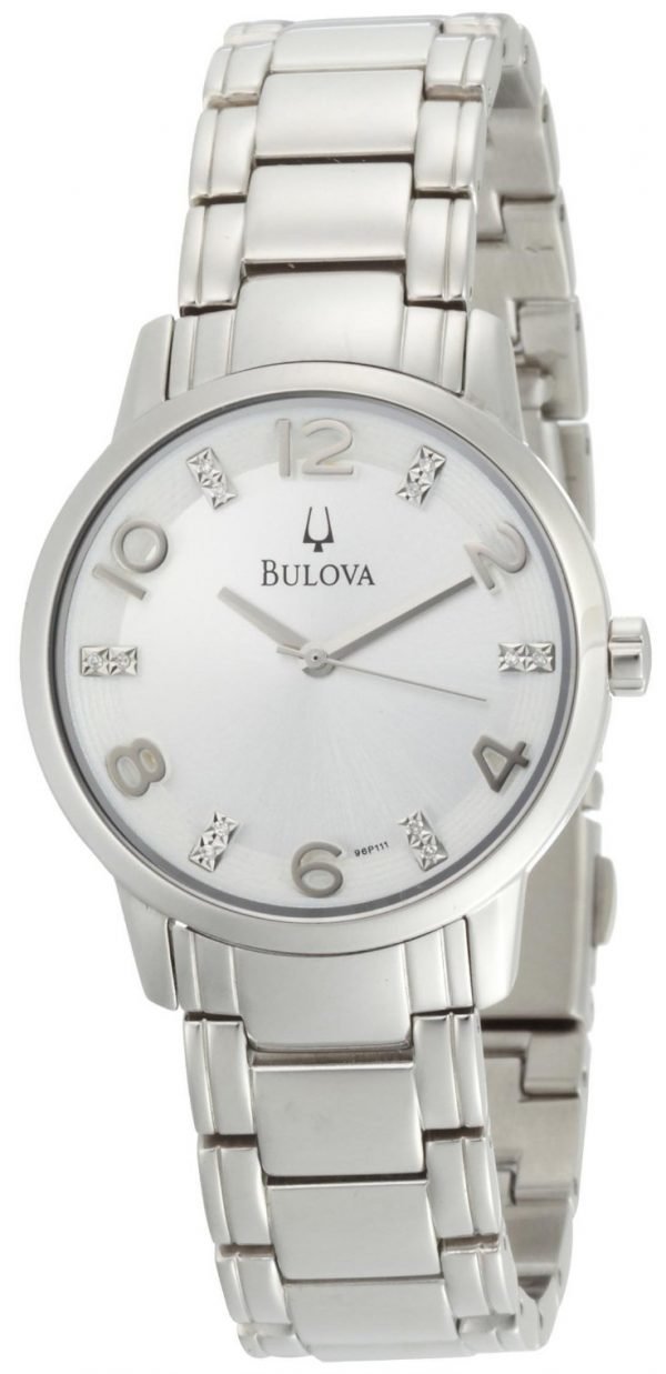 Bulova Diamond 96p111 Kello Hopea / Teräs