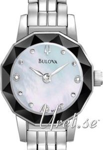 Bulova Diamond 96p128 Kello Valkoinen / Teräs