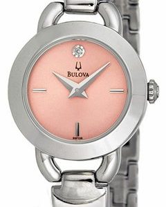 Bulova Diamond 96p138 Kello Pinkki / Teräs