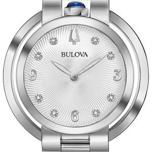 Bulova Diamond 96p184 Kello Hopea / Teräs