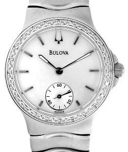 Bulova Diamond 96r005 Kello Valkoinen / Teräs