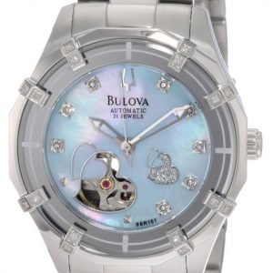 Bulova Diamond 96r151 Kello Sininen / Teräs