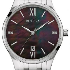 Bulova Diamond 96s162 Kello Ruskea / Teräs