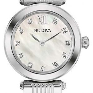 Bulova Diamond 96s167 Kello Valkoinen / Teräs