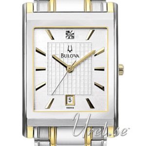 Bulova Diamond 98d005 Kello Hopea / Kullansävytetty Teräs