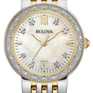 Bulova Diamond 98r211 Kello Valkoinen / Teräs