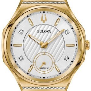 Bulova Diamond 98r237 Kello Valkoinen / Kumi