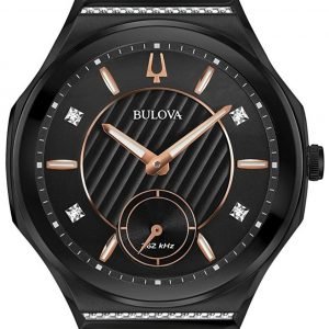 Bulova Diamond 98r240 Kello Musta / Kumi