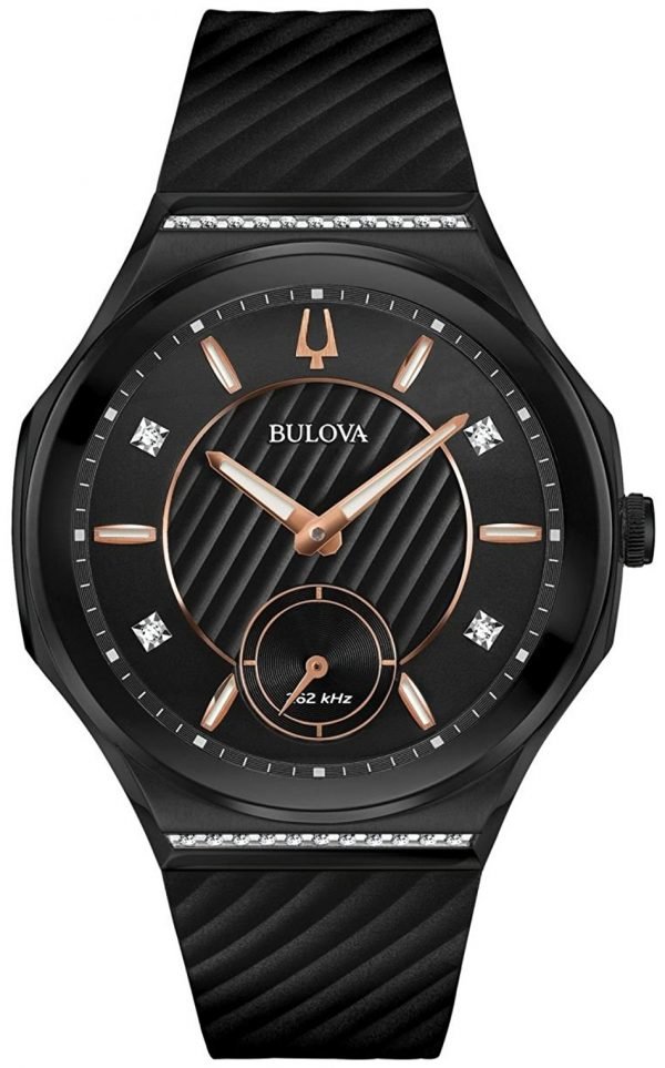 Bulova Diamond 98r240 Kello Musta / Kumi