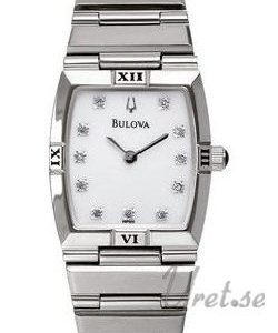 Bulova Diamonds Dam 96p000 Kello Valkoinen / Teräs