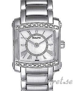 Bulova Diamonds Dam 96r56 Kello Valkoinen / Teräs