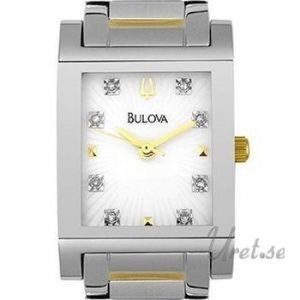 Bulova Diamonds Dam 98p39 Kello Valkoinen / Teräs