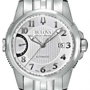 Bulova Dress 63b172 Kello Hopea / Teräs