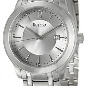 Bulova Dress 96b165 Kello Hopea / Teräs