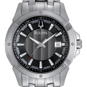 Bulova Dress 96b169 Kello Musta / Teräs