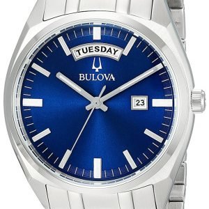 Bulova Dress 96c125 Kello Sininen / Teräs