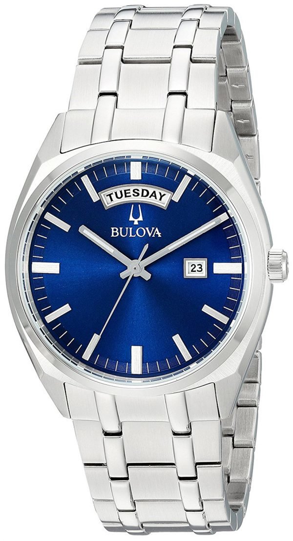 Bulova Dress 96c125 Kello Sininen / Teräs