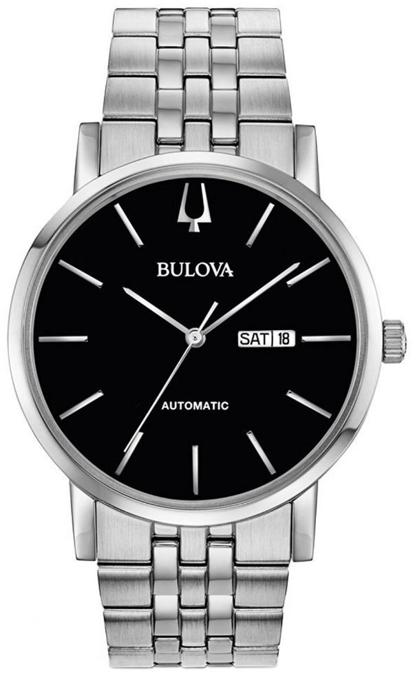 Bulova Dress 96c132 Kello Musta / Teräs