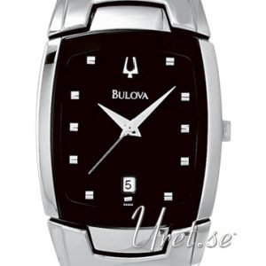 Bulova Dress 96g46 Kello Musta / Teräs