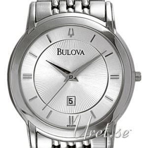 Bulova Dress 96g89 Kello Hopea / Teräs