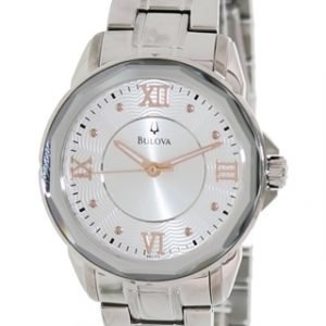 Bulova Dress 96l172 Kello Hopea / Teräs