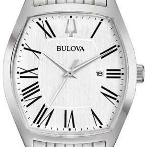 Bulova Dress 96m145 Kello Hopea / Teräs