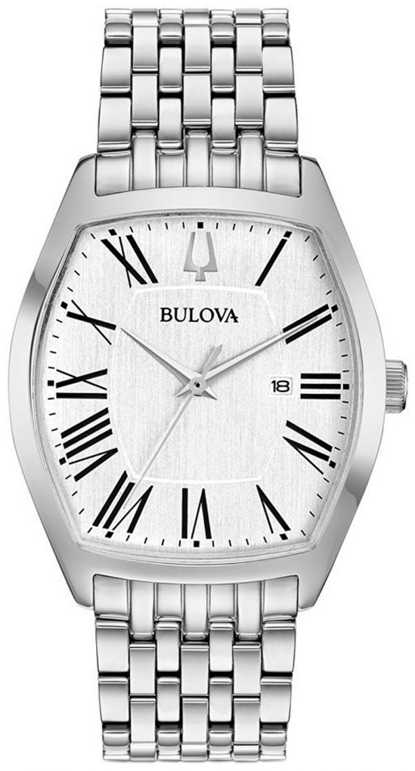 Bulova Dress 96m145 Kello Hopea / Teräs