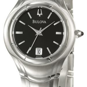 Bulova Dress 96m33 Kello Musta / Teräs