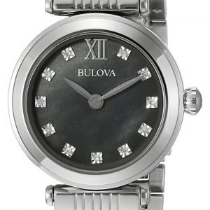 Bulova Dress 96p169 Kello Musta / Teräs