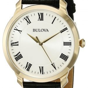 Bulova Dress 97a123 Kello Valkoinen / Nahka