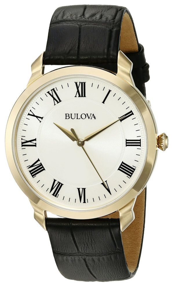 Bulova Dress 97a123 Kello Valkoinen / Nahka