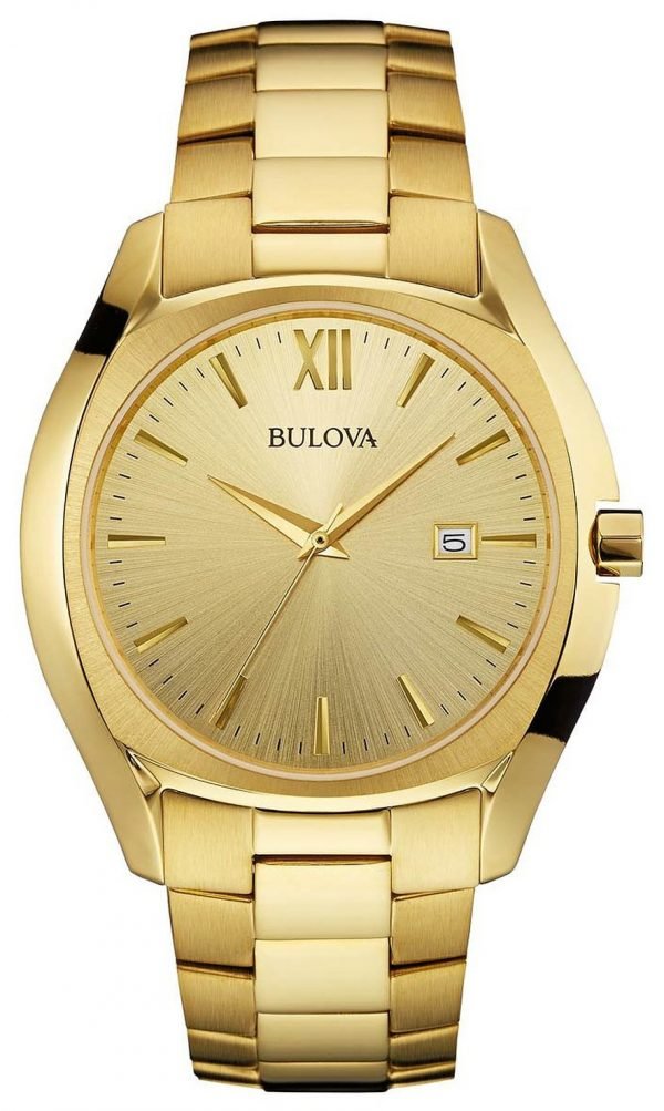 Bulova Dress 97b146 Kello Kullattu / Kullansävytetty Teräs