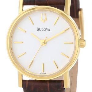 Bulova Dress 97l102 Kello Valkoinen / Nahka