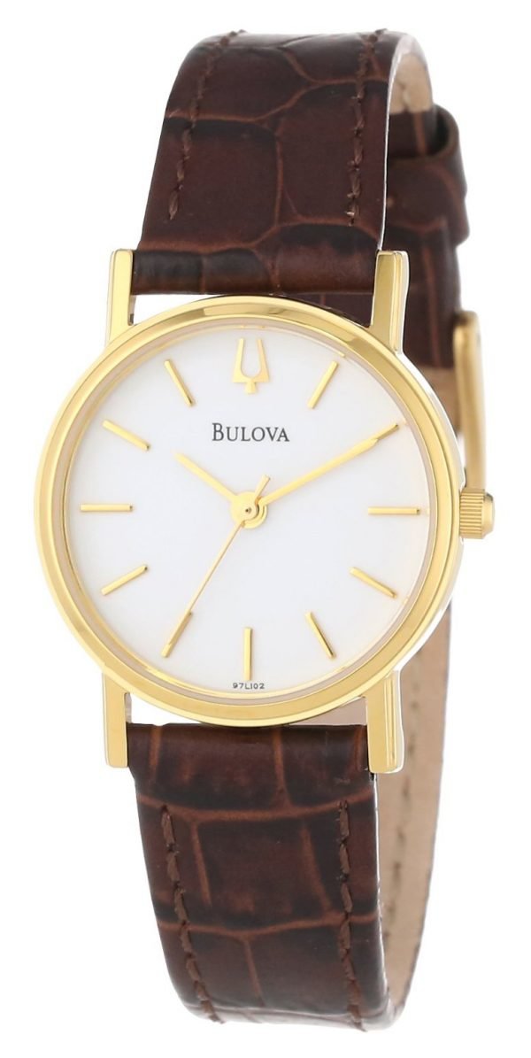 Bulova Dress 97l102 Kello Valkoinen / Nahka