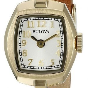 Bulova Dress 97l153 Kello Hopea / Nahka